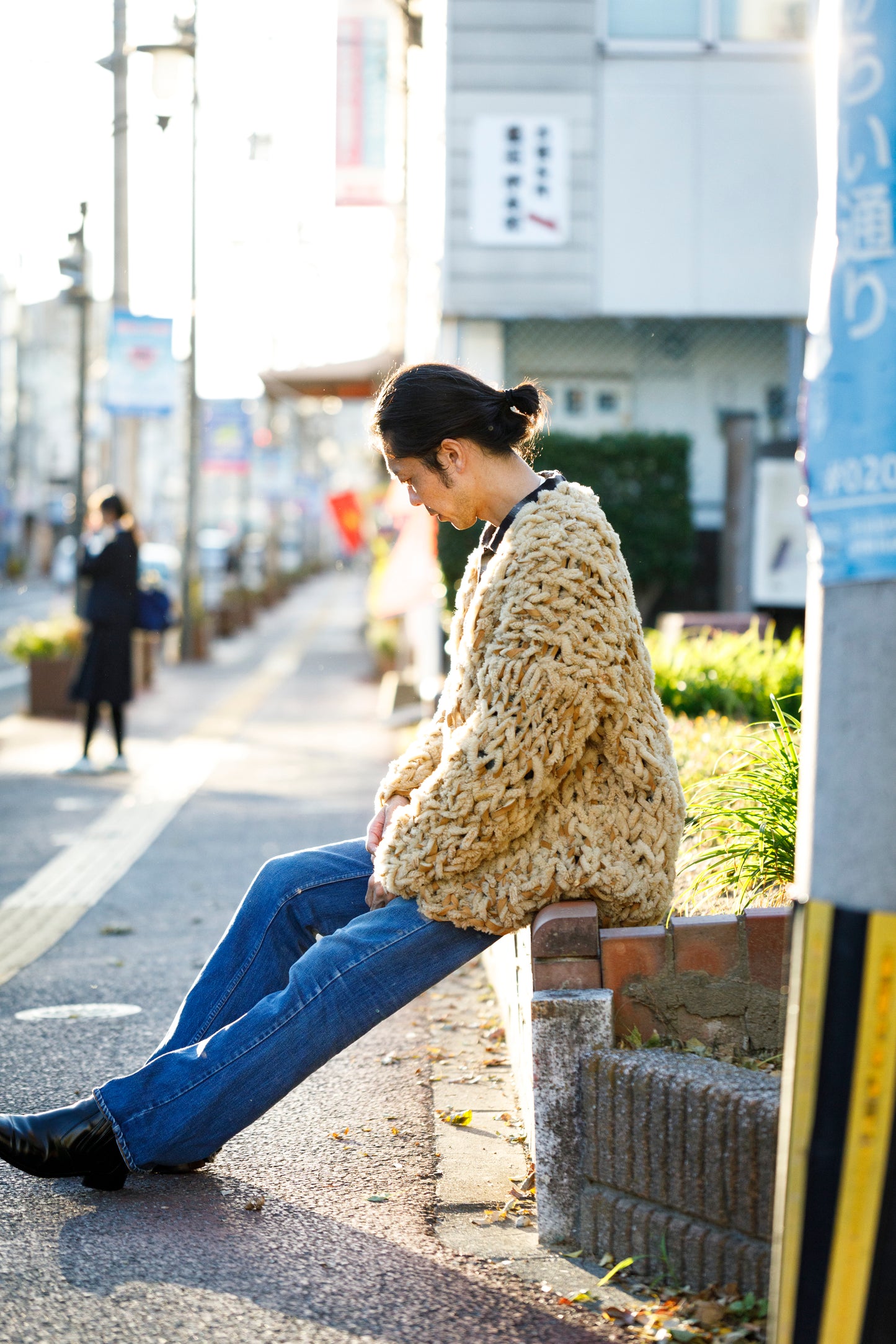 GOODKARMA DEVELOPMENT /  MOUTON CARDIGAN “CHARLIE” - CAMEL