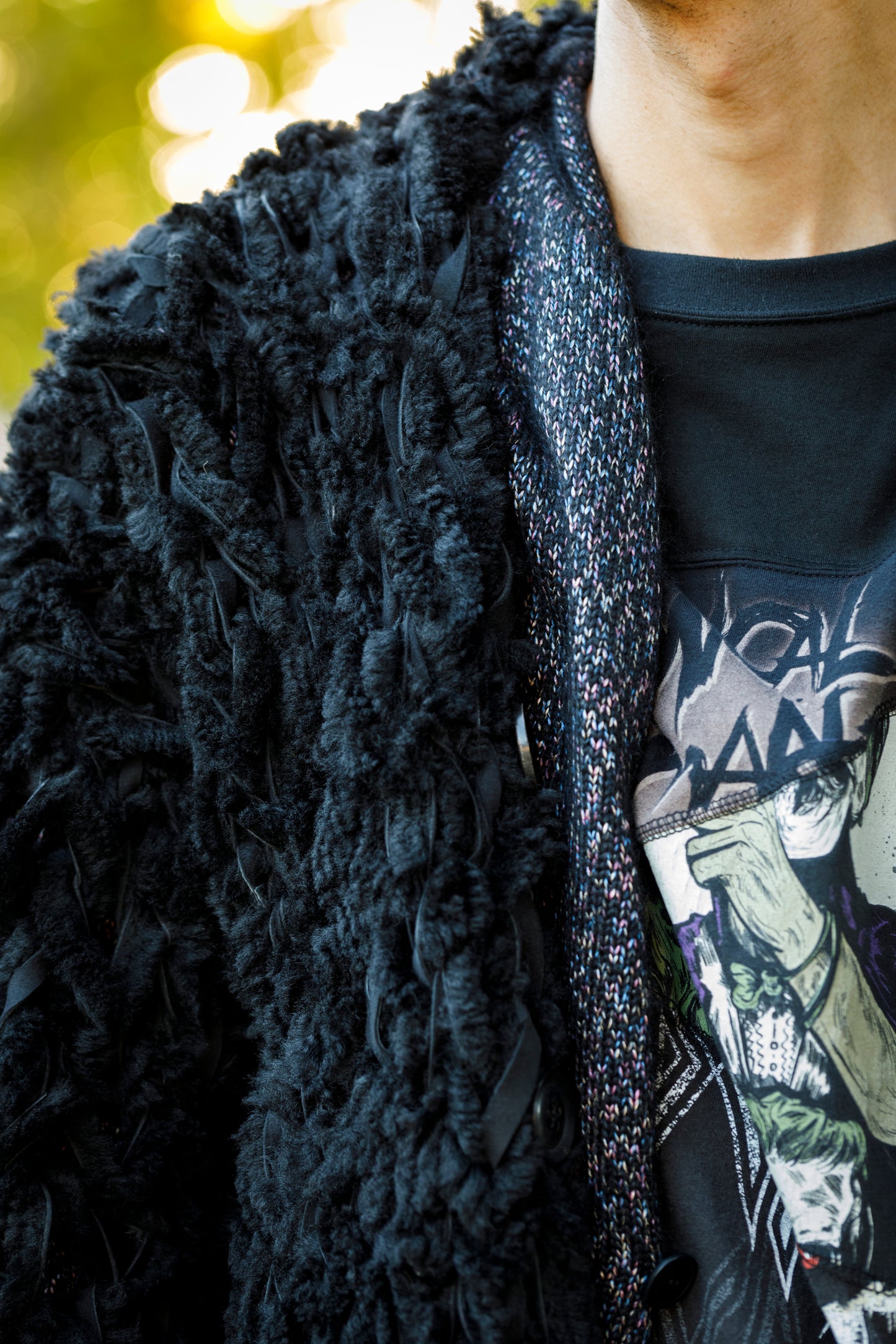 GOODKARMA DEVELOPMENT /  MOUTON CARDIGAN “CHARLIE” - BACK