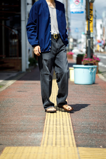 KIMURA /  Narrowing Cardigan - Indigo × Indigo
