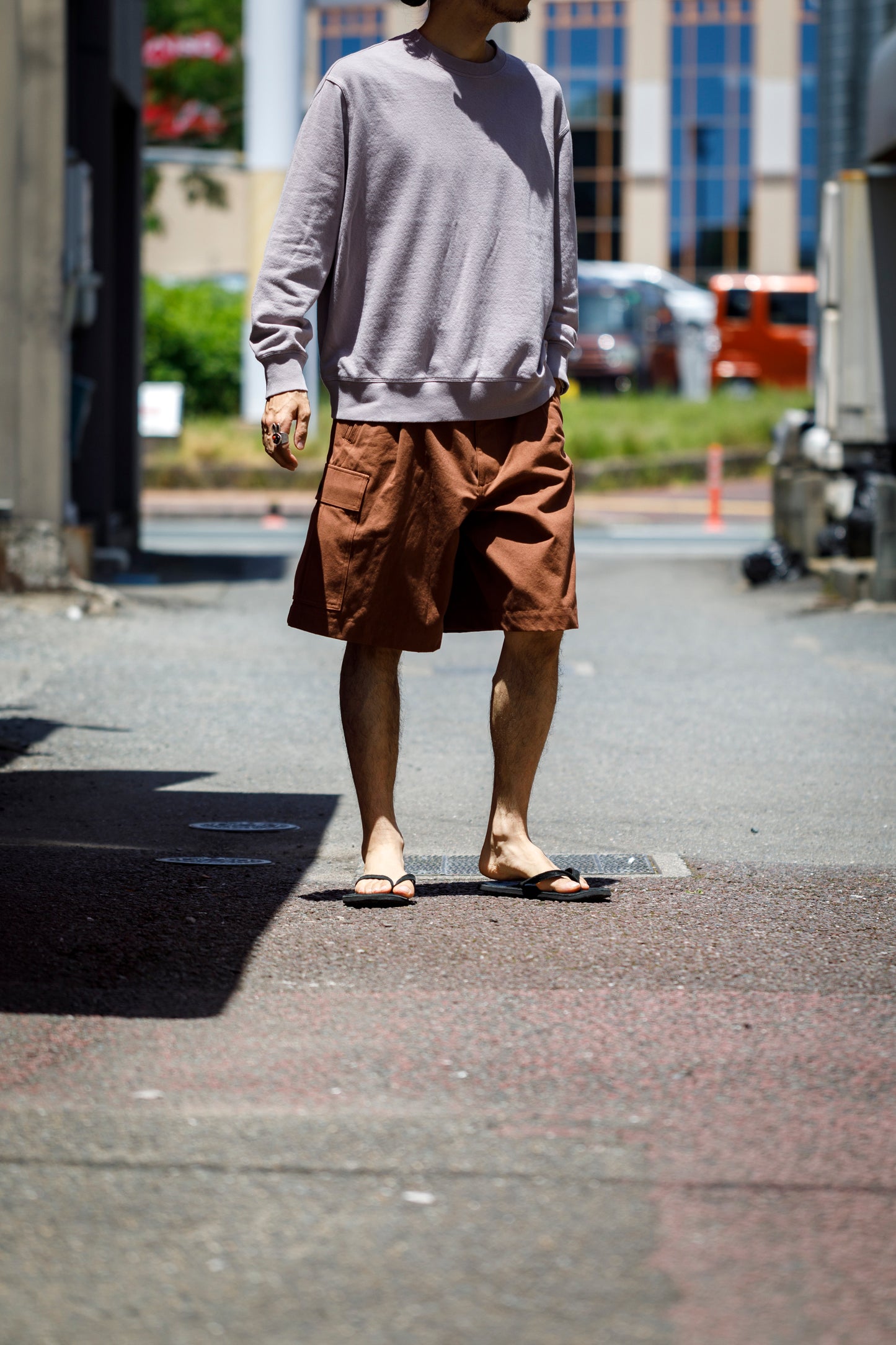 Willow Pants /  P-037 Brown(柿渋染め)