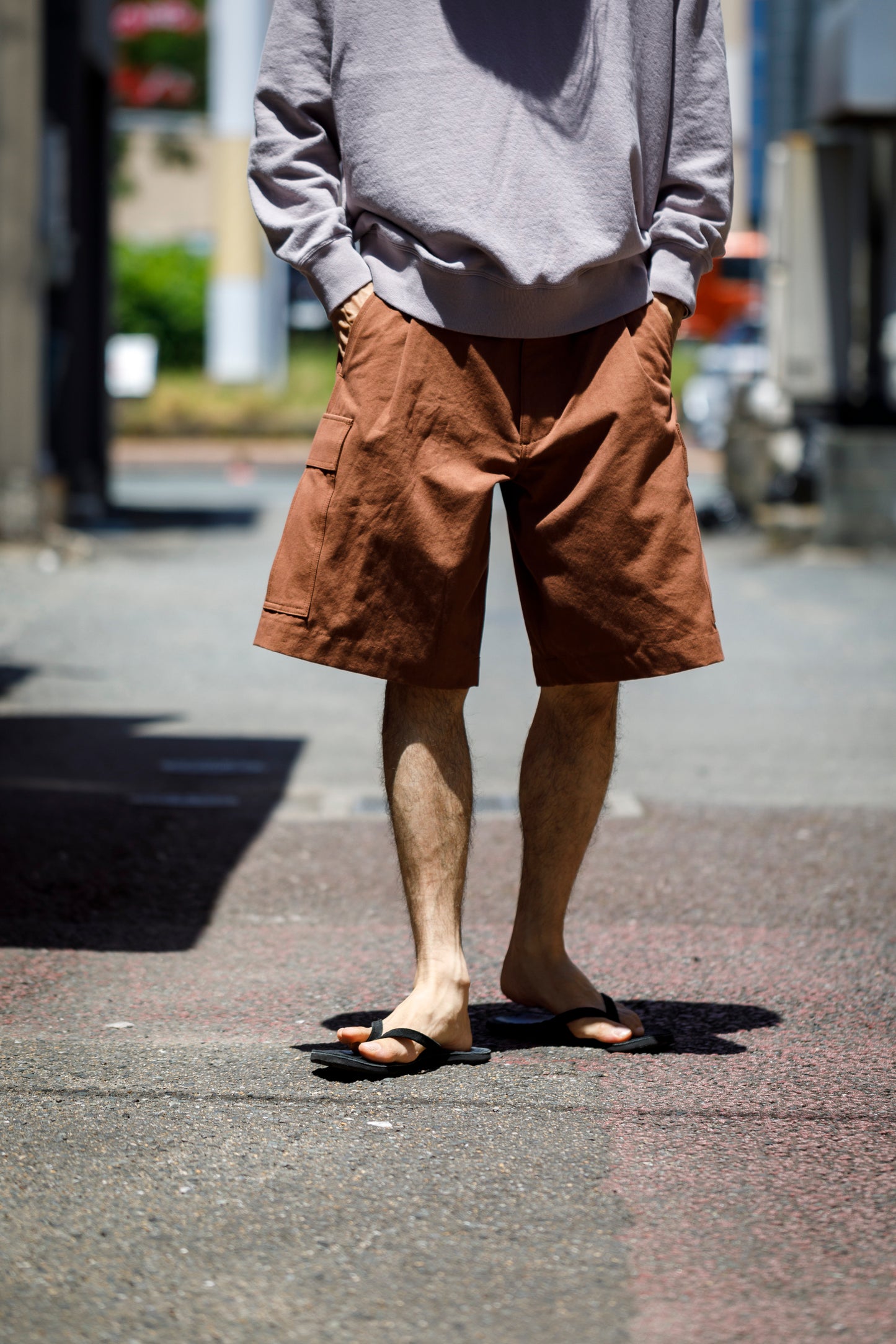 Willow Pants /  P-037 Brown(柿渋染め)