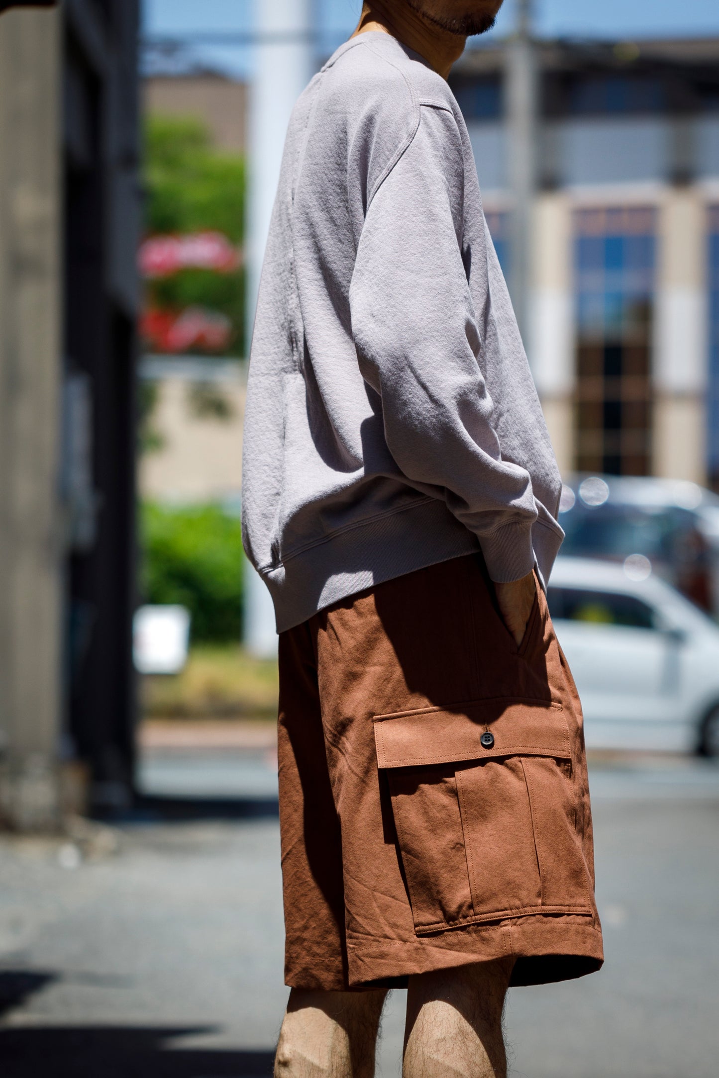 Willow Pants /  P-037 Brown(柿渋染め)