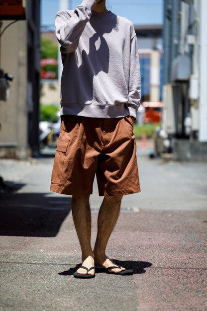 Willow Pants /  P-037 Brown(柿渋染め)