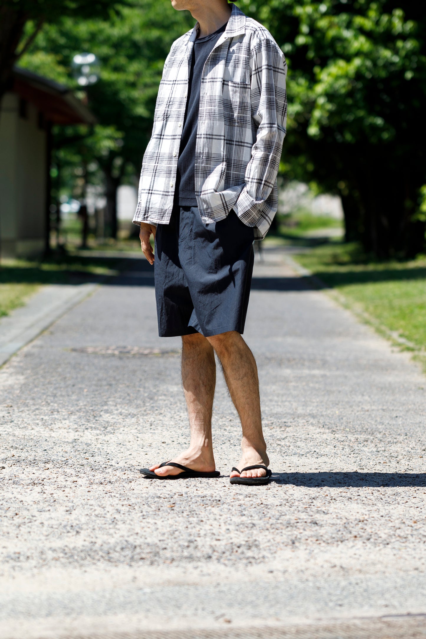 MOJITO / ABSHINTH SHIRT_dobbie plaid - White