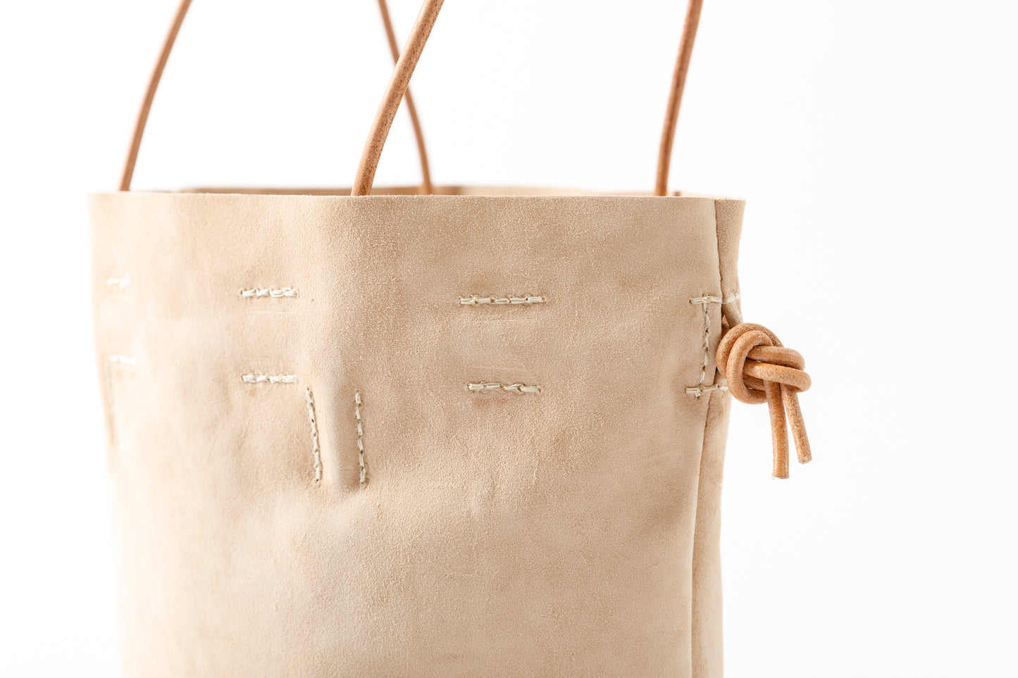 AMIACALVA A159 CALF SCARECROW TOTE(XS) - Natural