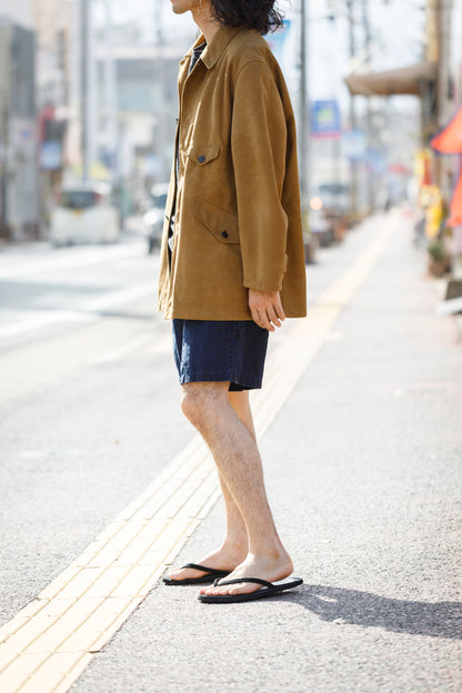 SARTO / 261-11003 SHORT PANTS - INDIGO LINEN