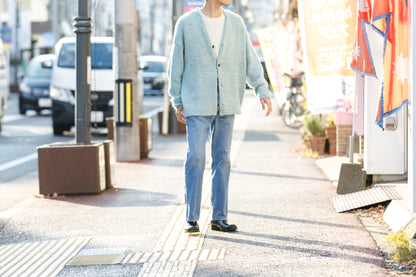 WONDER ROOM WWA-001 "WAFFLE" l/s waffle thermal tee - Ivory