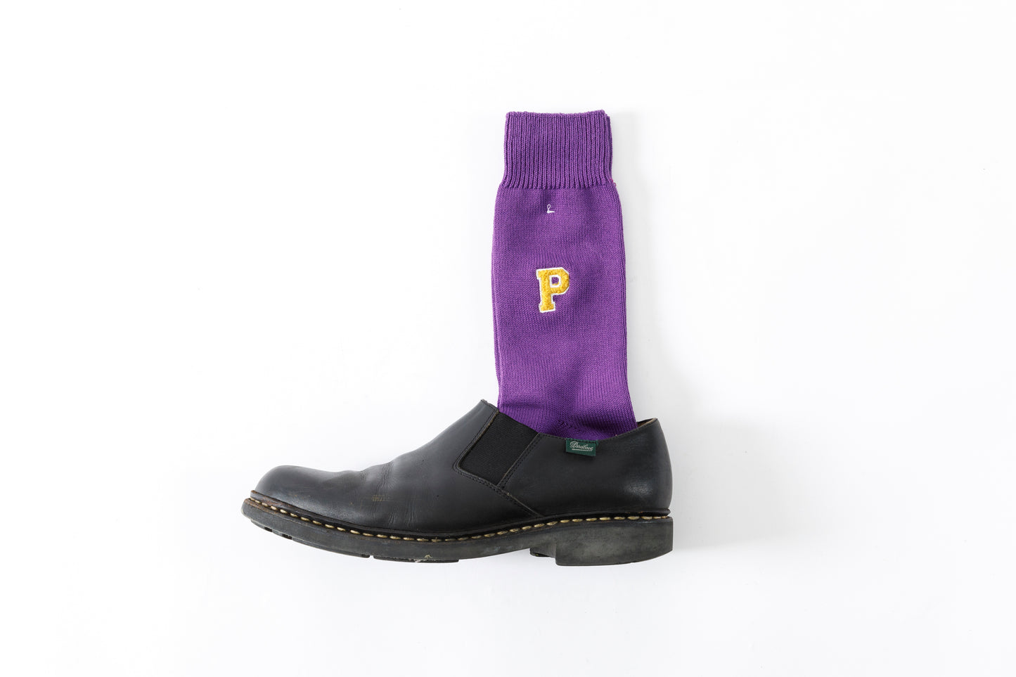Willow Pants G-002 2P Socks PURPLE / YELLOW
