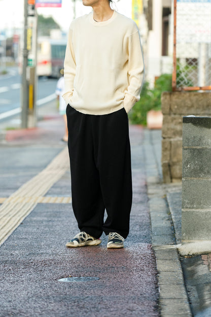 WONDER ROOM / WEG-003 "EGG" Sweat Slacks - Black