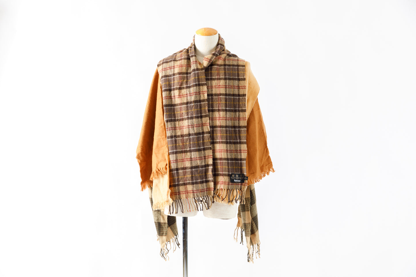 ink / FREELY SCARF - BROWN