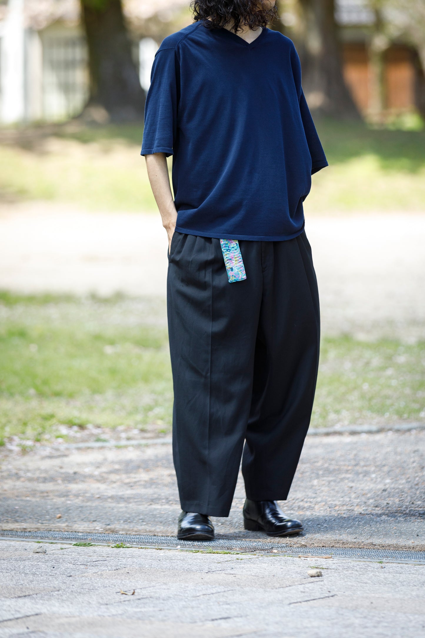 CHANGES / CH4108 Remake Slacks Pants (刺子ベルト) - Type B