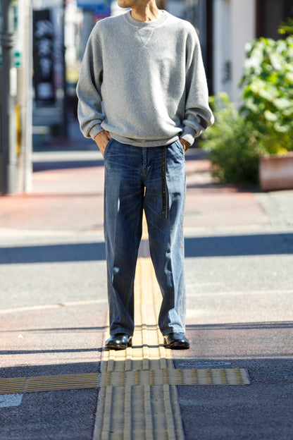 MEIAS / PURE CASHMERE SWEAT PO - T.Gray