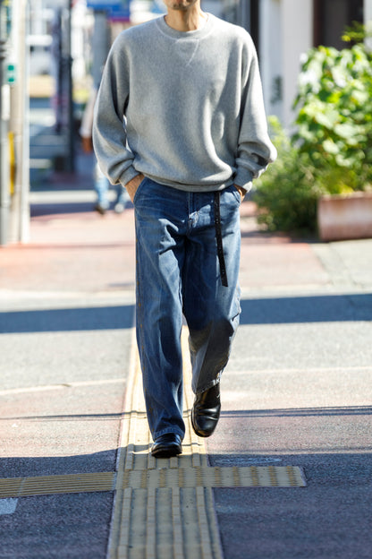 SARTO / 252-20003 EMBROIDERY DENIM PANTS - WASHED INDIGO