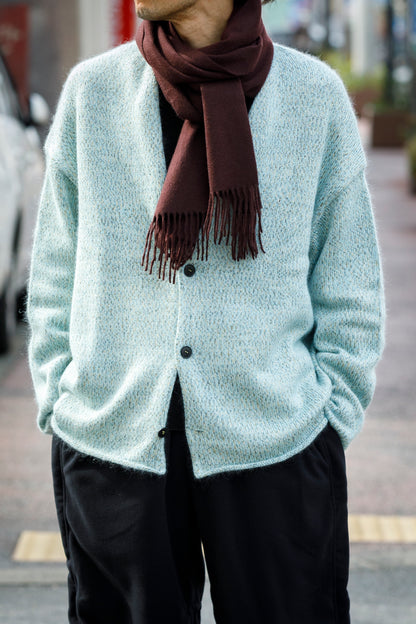 Joshua Ellis / Cashmere plain stole 35×190 - BOURGOGNE(CPG 52506)