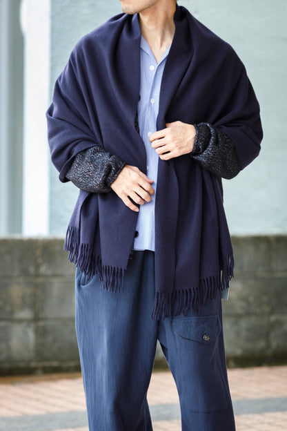 Joshua Ellis / Cashmere plain stole 70x190 -  NEW BLUE(CPG 49259)
