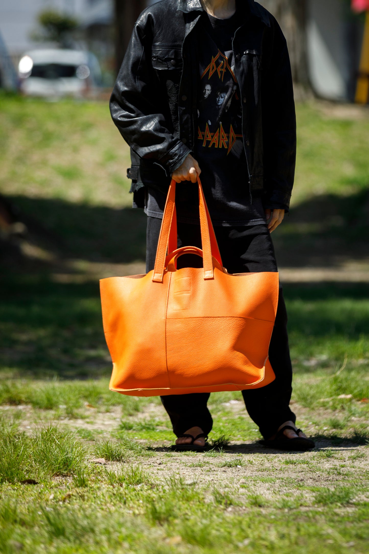 Willow Pants / R-015 HOUSE × WP Hand craft - Hermes Orange