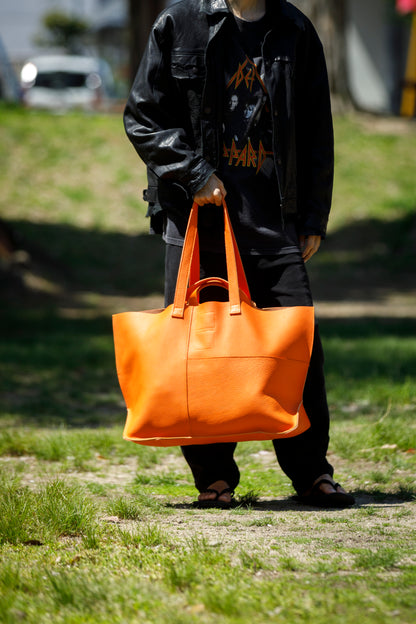Willow Pants / R-015 HOUSE × WP Hand craft - Hermes Orange