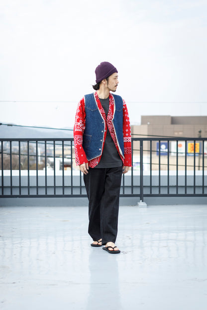 CHANGES CH5043 Remake Engineer Jacket(Used Bandana) - Type A