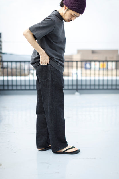 Nikki ESSENTIAL PIECE /  Organic Cotton Denim 5Poket - Black