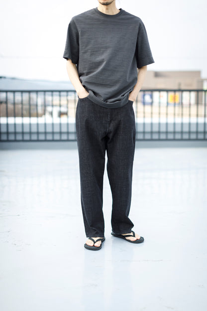 Nikki ESSENTIAL PIECE /  Organic Cotton Denim 5Poket - Black