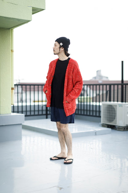 SARTO / 261-11003 SHORT PANTS - INDIGO LINEN