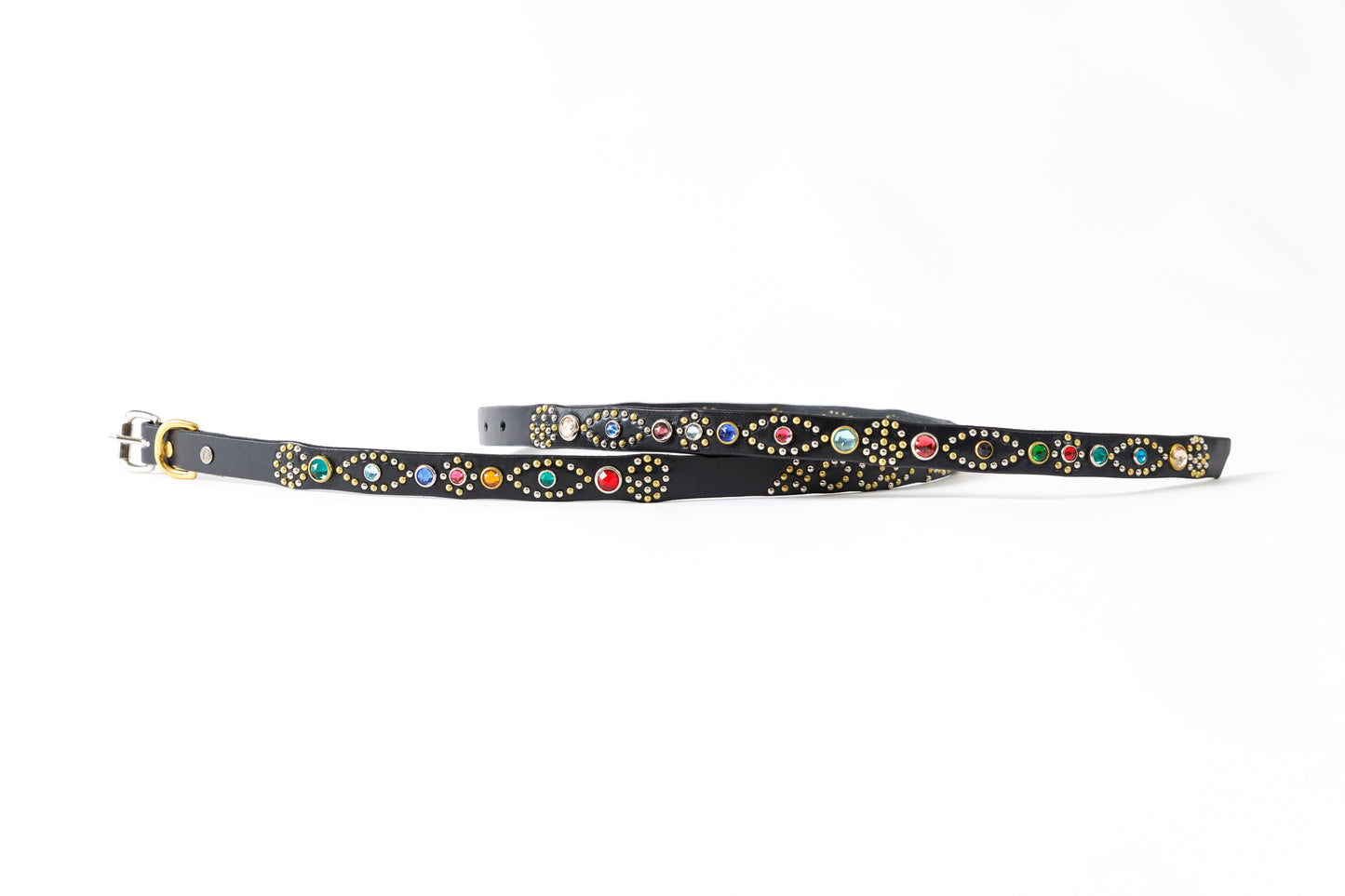 GOODKARMA DEVELOPMENT Narrow Studs Belt "ASHBURY"  ブラック サイズ4(36インチ) Type A
