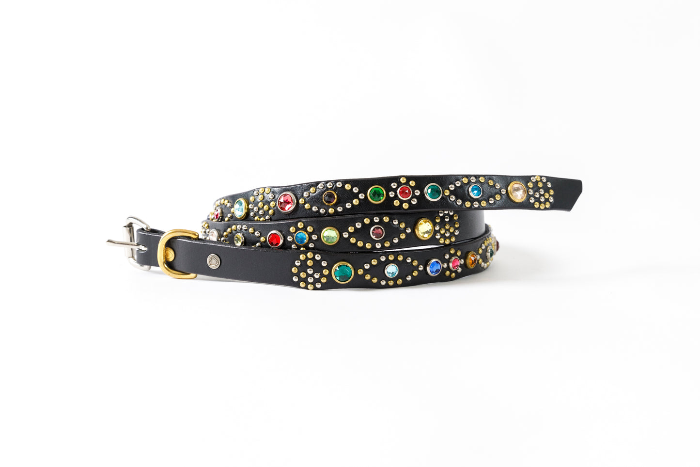 GOODKARMA DEVELOPMENT Narrow Studs Belt "ASHBURY"  ブラック サイズ4(36インチ) Type A