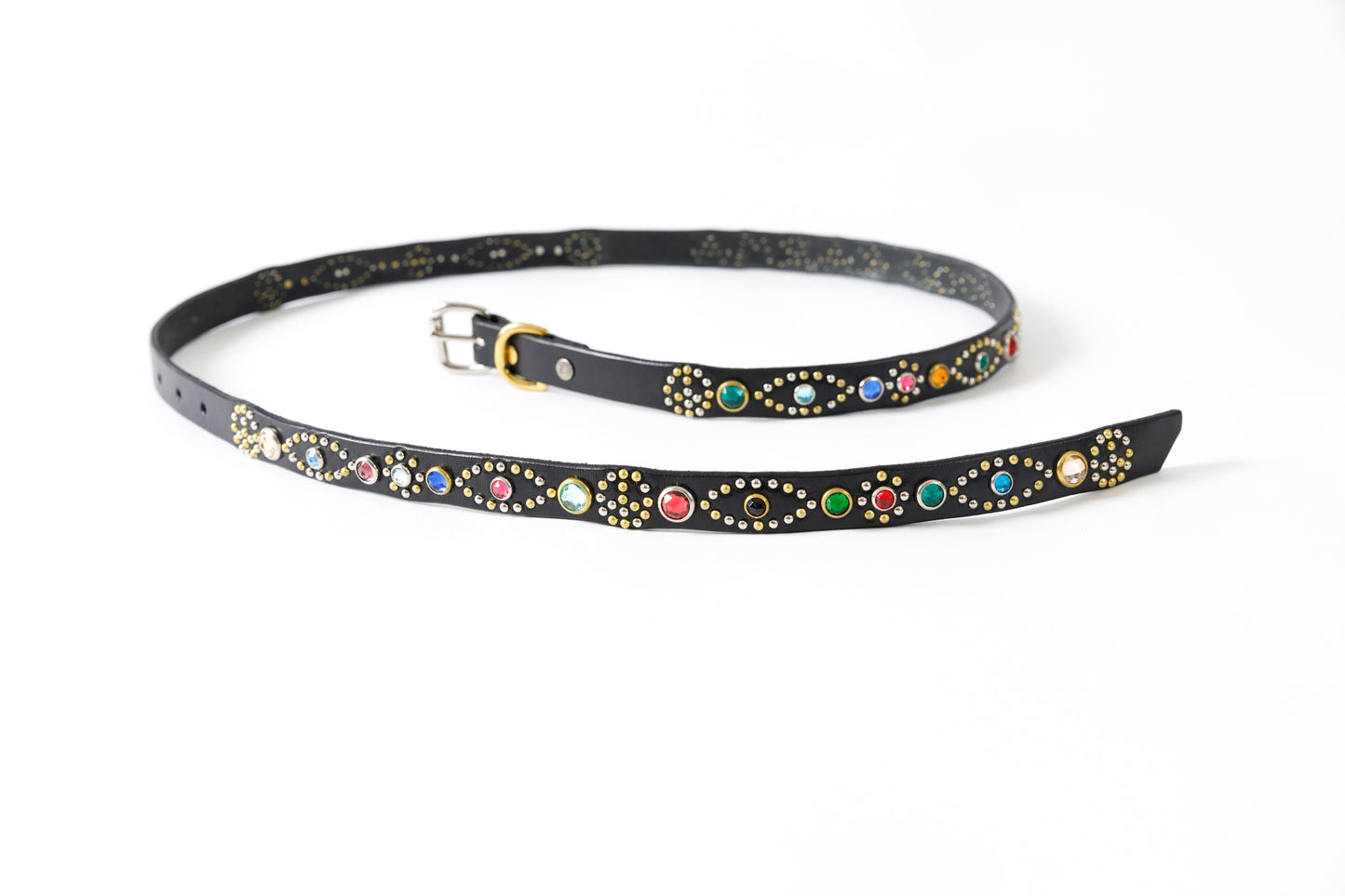 GOODKARMA DEVELOPMENT Narrow Studs Belt "ASHBURY"  ブラック サイズ4(36インチ) Type A