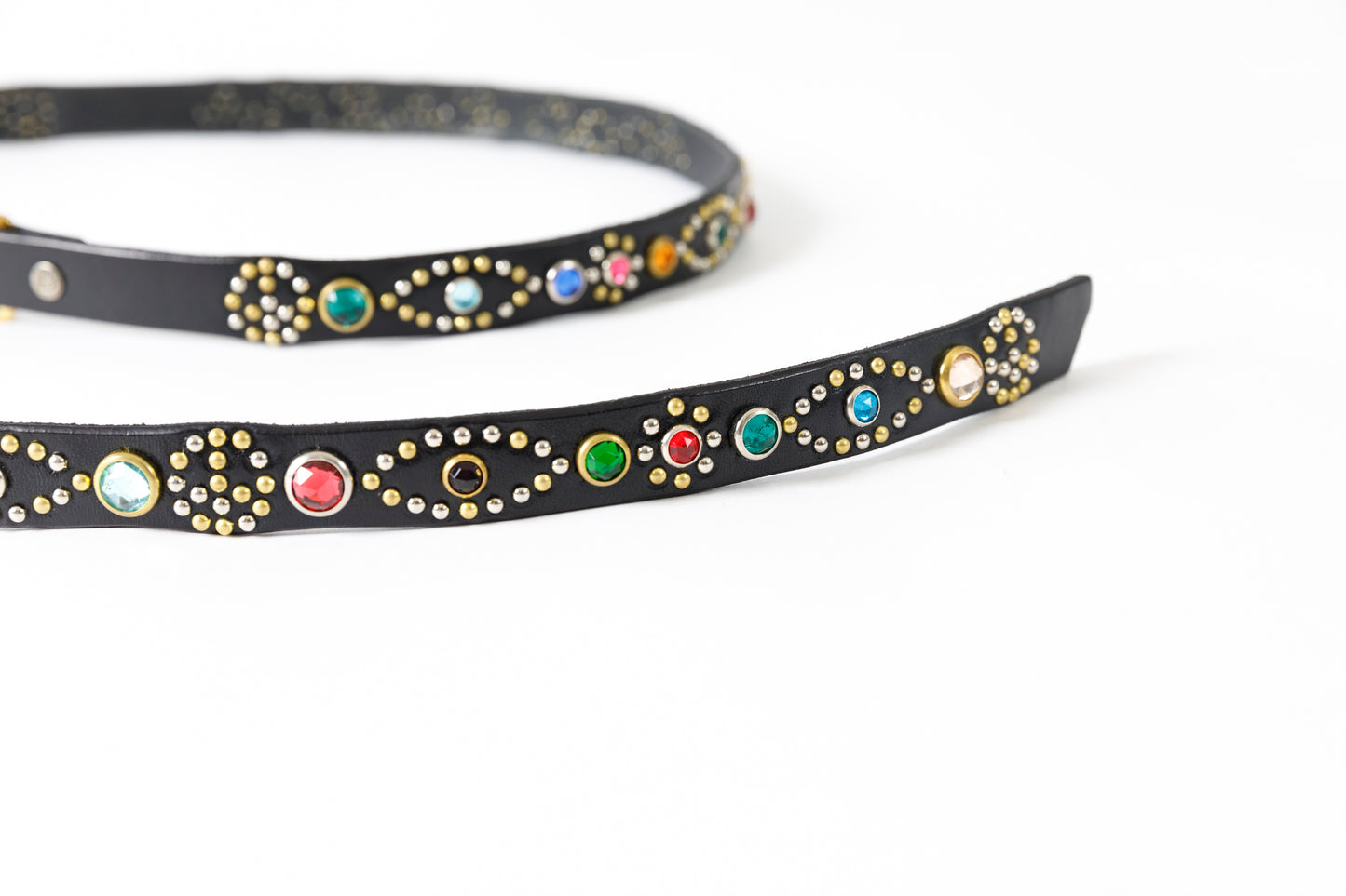 GOODKARMA DEVELOPMENT Narrow Studs Belt "ASHBURY"  ブラック サイズ4(36インチ) Type A