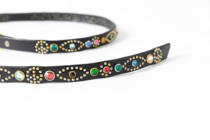 GOODKARMA DEVELOPMENT Narrow Studs Belt "ASHBURY"  ブラック サイズ4(36インチ) Type A