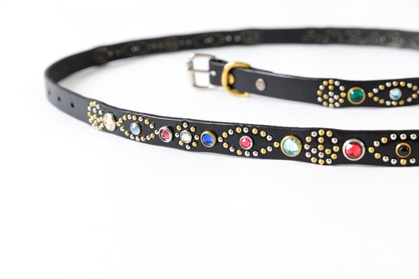 GOODKARMA DEVELOPMENT Narrow Studs Belt "ASHBURY"  ブラック サイズ4(36インチ) Type A