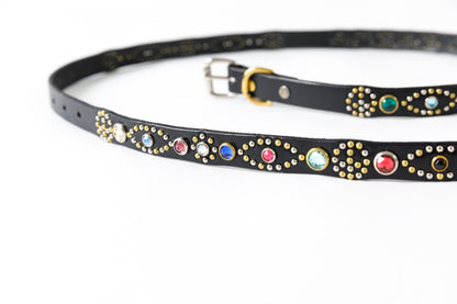GOODKARMA DEVELOPMENT Narrow Studs Belt "ASHBURY"  ブラック サイズ4(36インチ) Type A