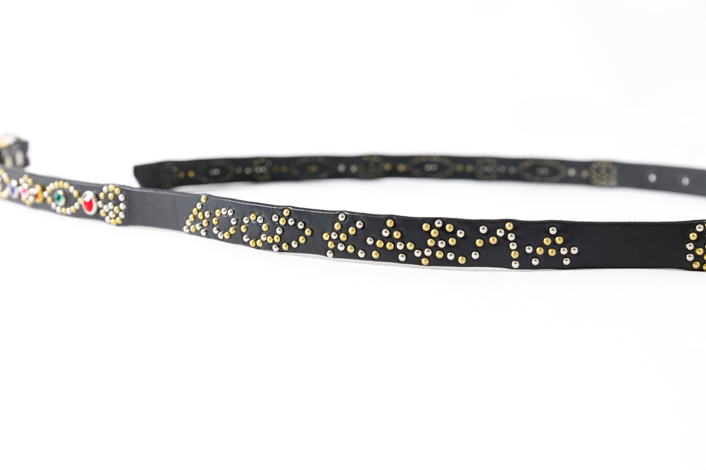 GOODKARMA DEVELOPMENT Narrow Studs Belt "ASHBURY"  ブラック サイズ4(36インチ) Type A