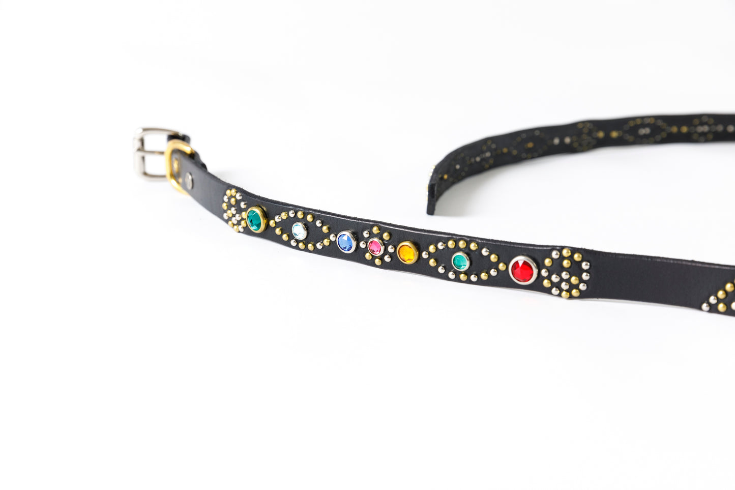 GOODKARMA DEVELOPMENT Narrow Studs Belt "ASHBURY"  ブラック サイズ4(36インチ) Type A