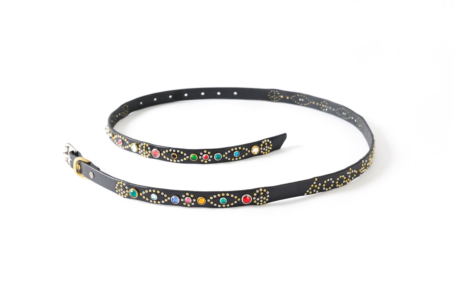 GOODKARMA DEVELOPMENT Narrow Studs Belt "ASHBURY"  ブラック サイズ4(36インチ) Type A