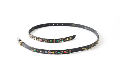 GOODKARMA DEVELOPMENT Narrow Studs Belt "ASHBURY"  ブラック サイズ4(36インチ) Type A