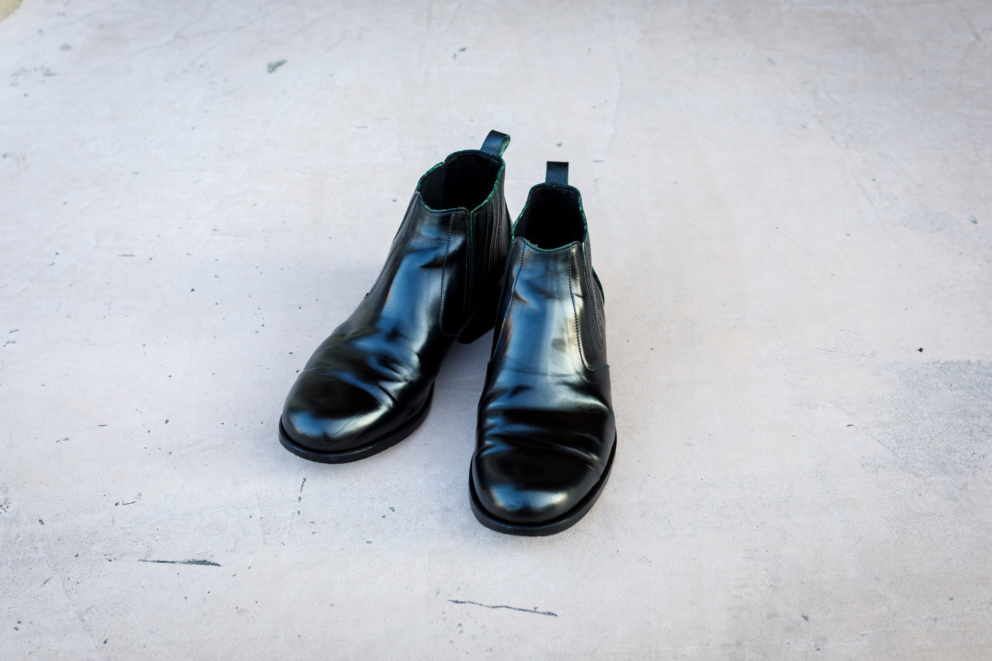 PETROSOLAUM / 81106-PO03 Side gore / Cordvan butt - Green / Black