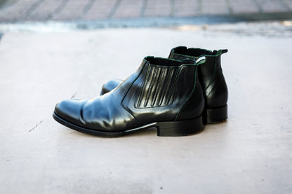 PETROSOLAUM / 81106-PO03 Side gore / Cordvan butt - Green / Black