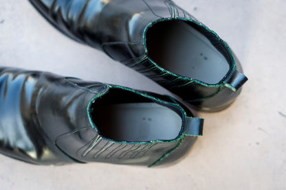 PETROSOLAUM / 81106-PO03 Side gore / Cordvan butt - Green / Black