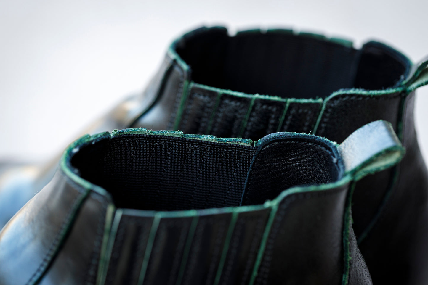 PETROSOLAUM / 81106-PO03 Side gore / Cordvan butt - Green / Black