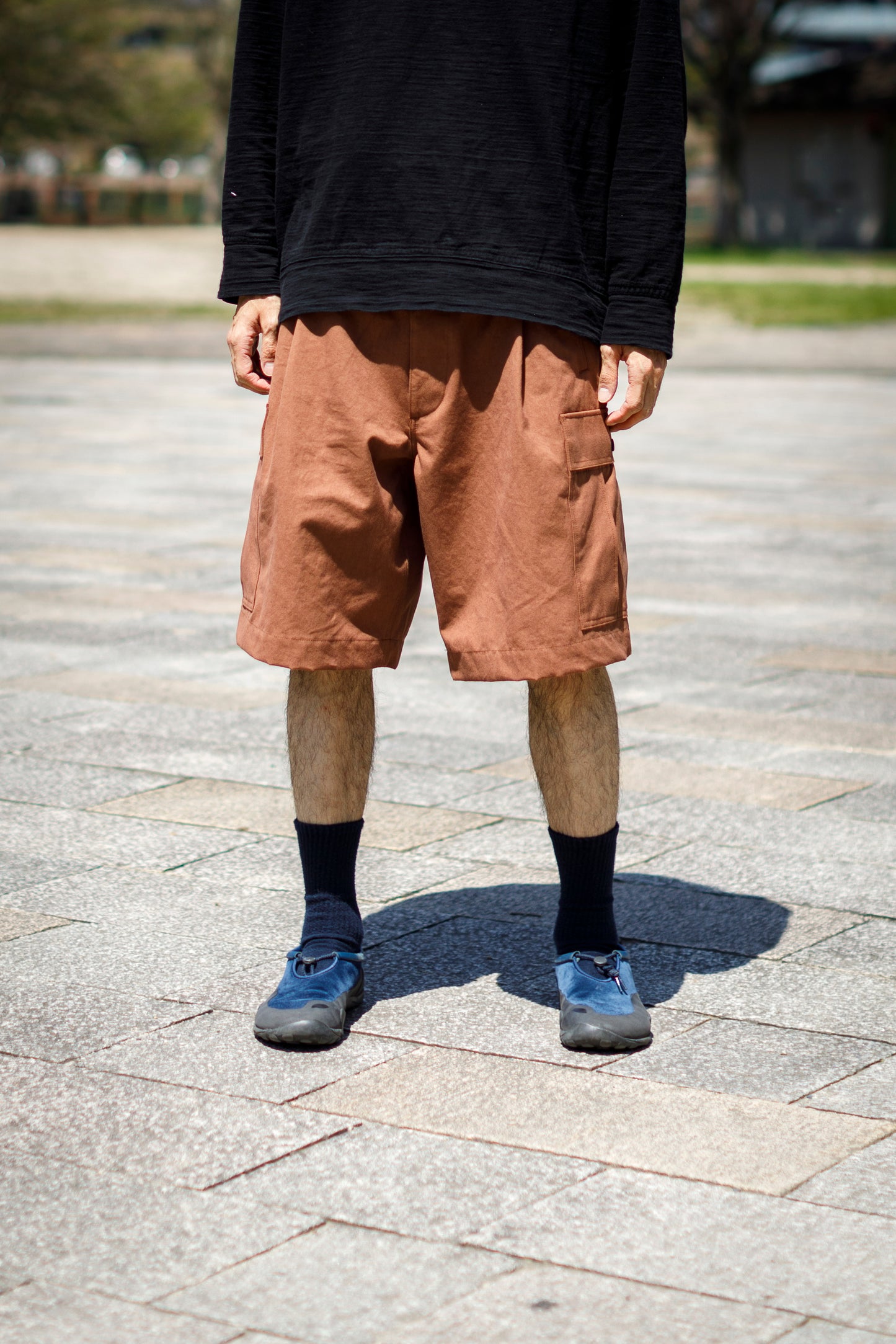 Willow Pants /  P-037 Brown(柿渋染め)