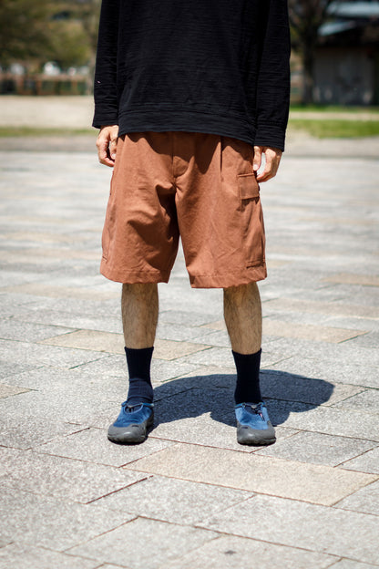 Willow Pants /  P-037 Brown(柿渋染め)