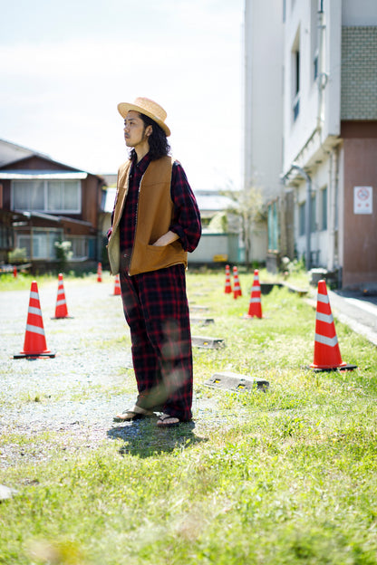 THE FACTORY MADE / HANAMUGI BOATER HAT【FM009】