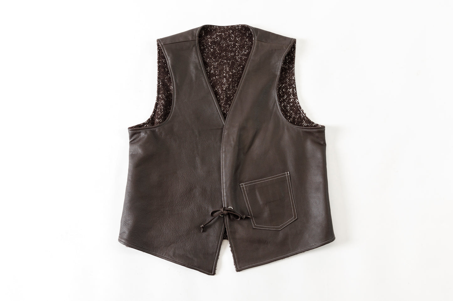 Willow Pants / P-033 BROWN LEATHER × BROWN 杢