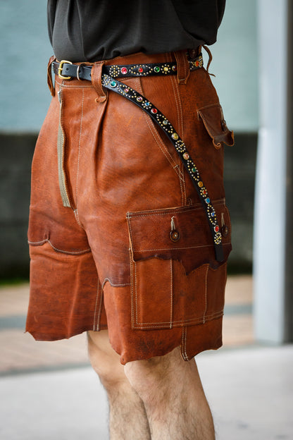 GOODKARMA DEVELOPMENT Narrow Studs Belt "ASHBURY"  ブラック サイズ4(36インチ) Type A