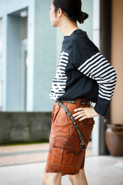 GOODKARMA DEVELOPMENT Narrow Studs Belt "ASHBURY"  ブラック サイズ4(36インチ) Type A