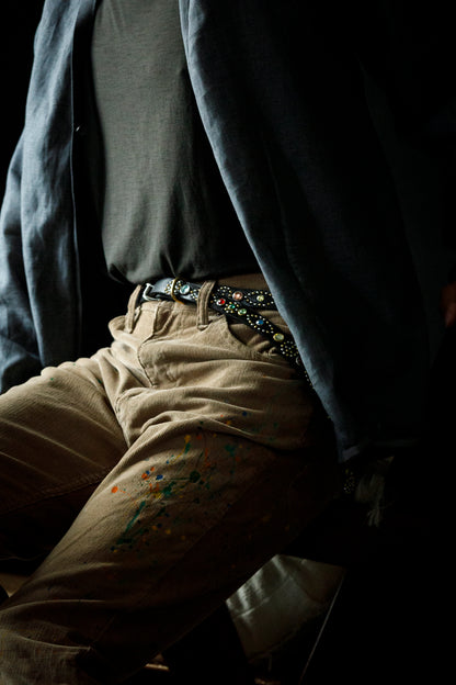 GOODKARMA DEVELOPMENT Narrow Studs Belt "ASHBURY"  ブラック サイズ4(36インチ) Type A