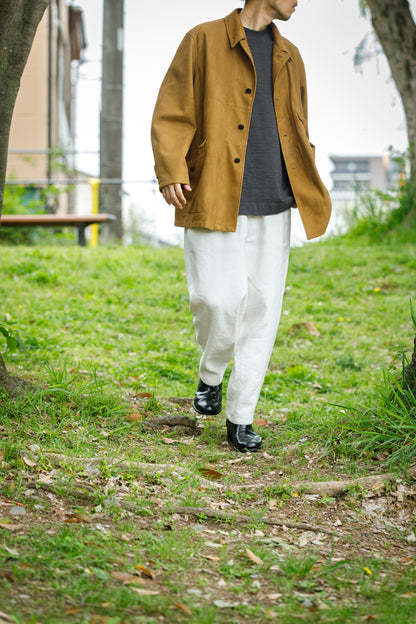 SARTO 261-01001 Half Coat(Metis Goat Suede Leather) - Brown Gold