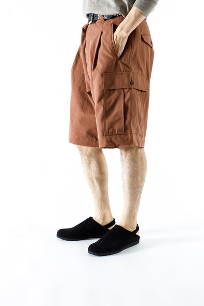 PETROSOLAUM × JAN-JAN VAN ESSCHE / SABOT / DEER SUEDE - Black