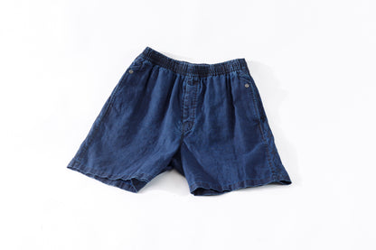 SARTO / 261-11003 SHORT PANTS - INDIGO LINEN